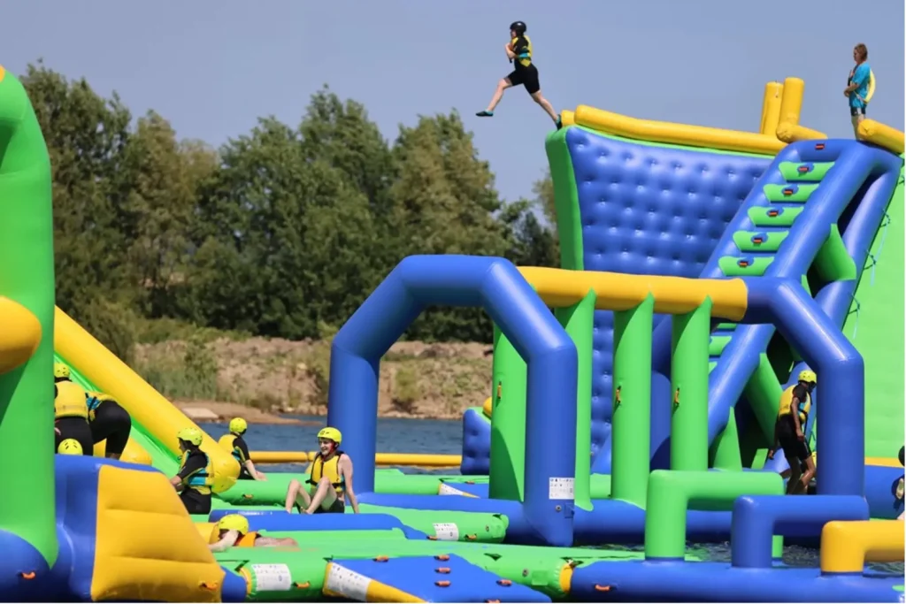 North Yorkshire Water Park adventures at Wykeham Lakes