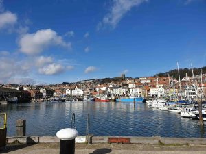 Scarborough Harbour, perfect for a family holiday. Your holiday cottage in Yorkshire is waiting for you.