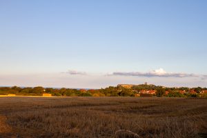 Views across to Scarborough Castle, the perfect place to Holiday with your dog.