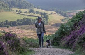 Walking on the Moors, a perfect way to spend your holiday with your dog in North Yorkshire.