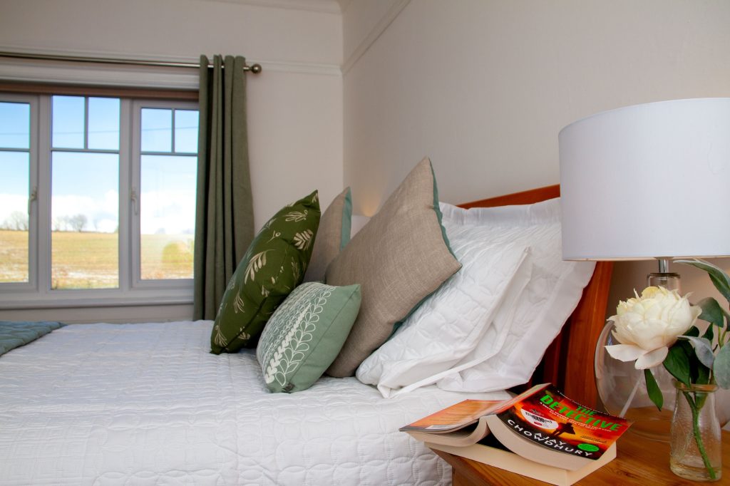 A room with a view in our Yorkshire Holiday Home. Families and dogs welcome.