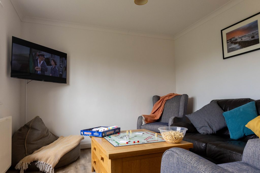 A games and play room for the kids.